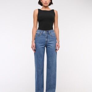 Abercrombie & Fitch Women's High Rise Jeans - Blue